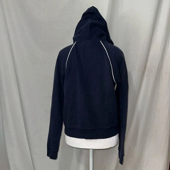 blue Polo Jeans Co Ralph Lauren zip up hooded jacket size medium - Picture 2 of 3